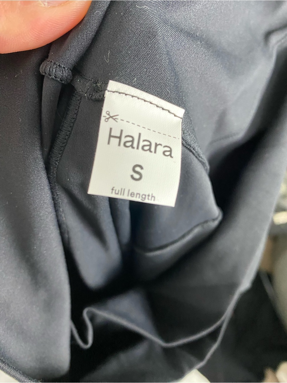 Halara Black Crossover Waist Full Length Leggins - Picture 12 of 12